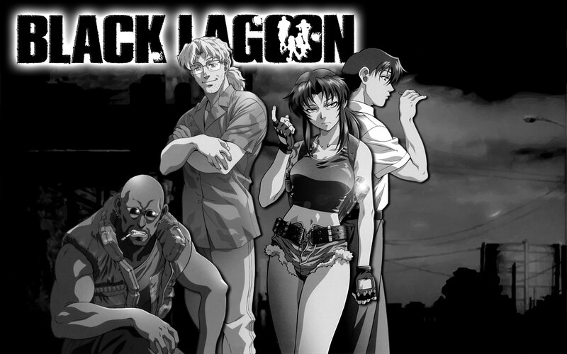 Four Characters in Black and White — Dramatic
