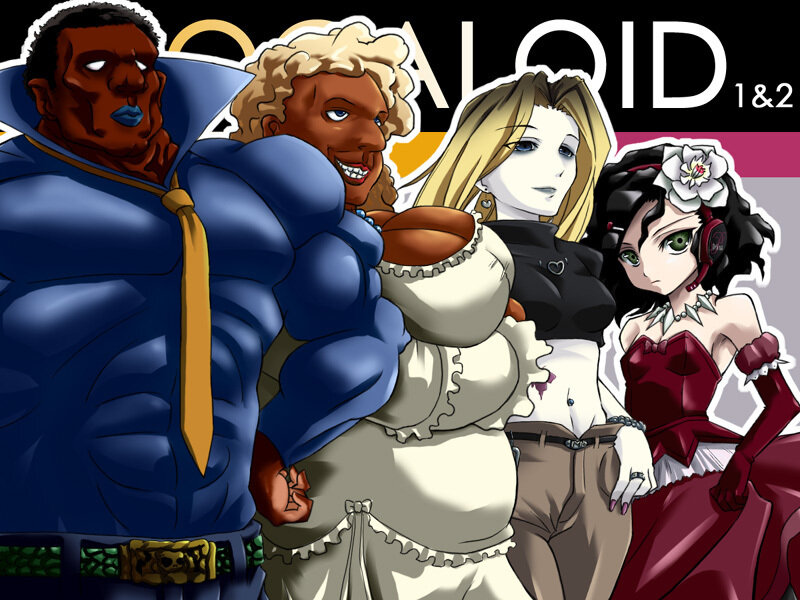 Four Characters in Costumes