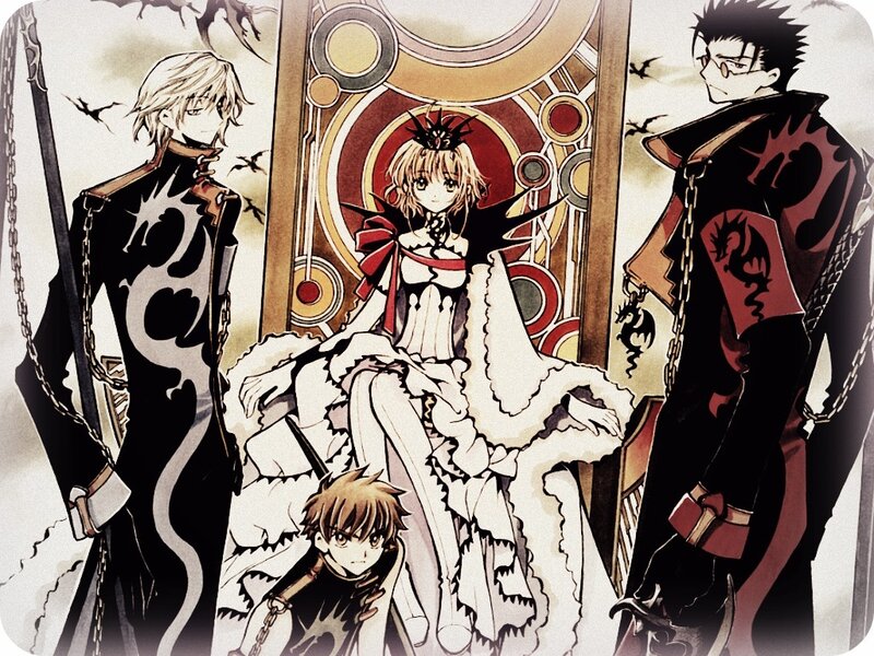 Four Characters in Dark Attire
