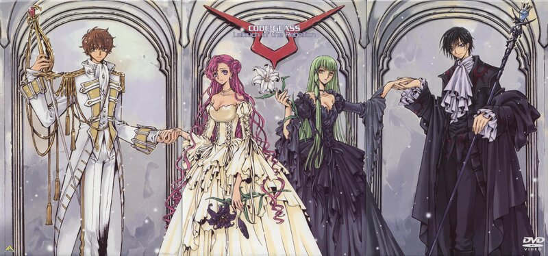 Four Characters in Formal Wear