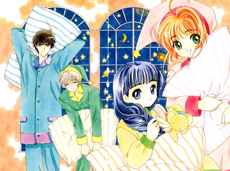 Four Characters in Pajamas