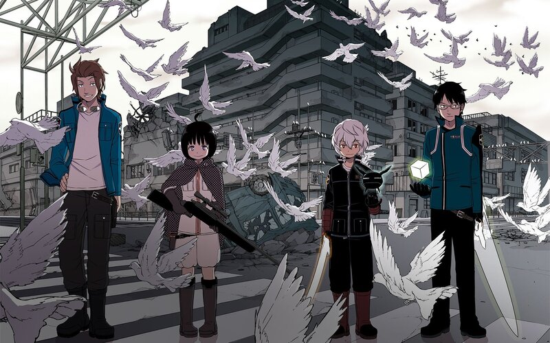 Four Characters in Ruins