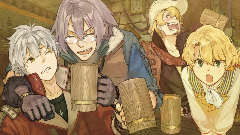 Four Characters in Tavern