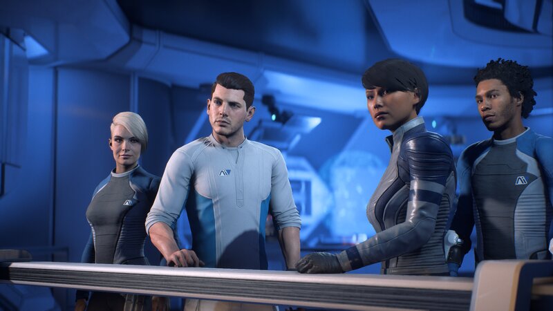 Four Characters in Uniform