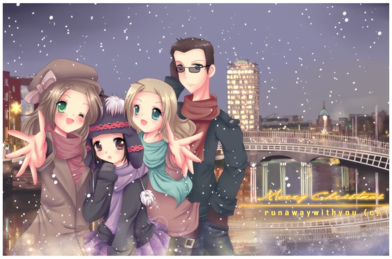 Four Characters in Winter