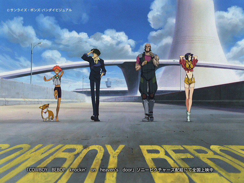Four Characters on a Road