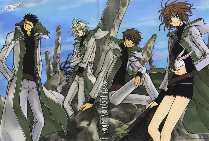 Four Characters on Rocks