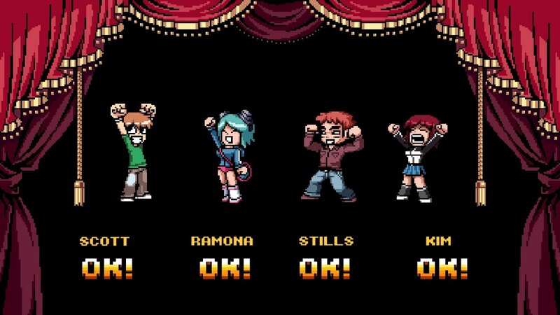 Four Characters on Stage