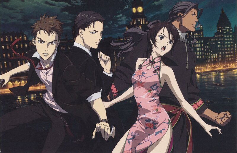 Four Characters Running