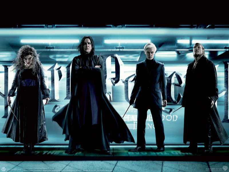 Four Characters Standing — Black, Dramatic, Photograph