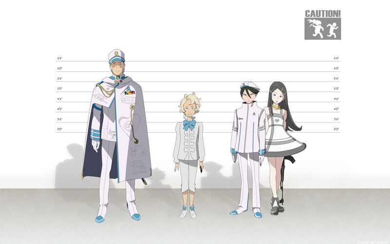 Four Characters Standing — White, Neutral