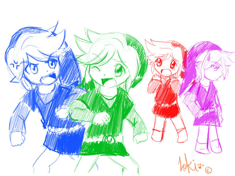 Four Chibi Characters