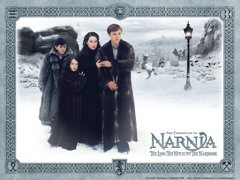 Four Children in Winter Coats — White