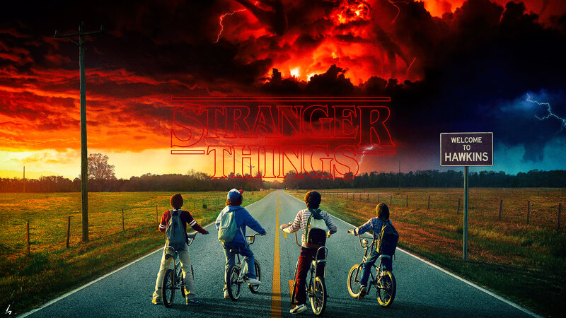 Four Children on Bikes