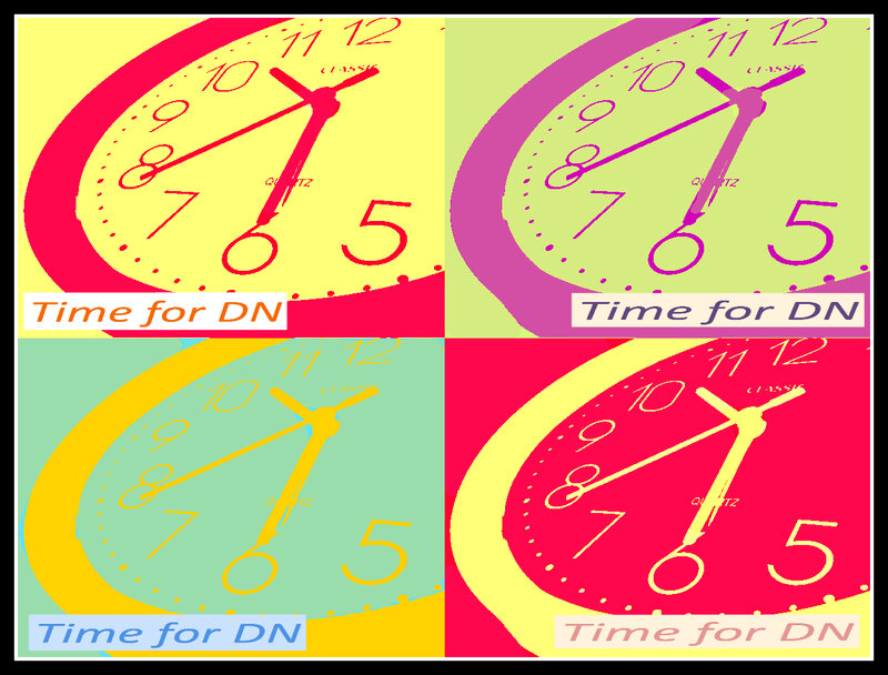 Four Clocks in Pop Art