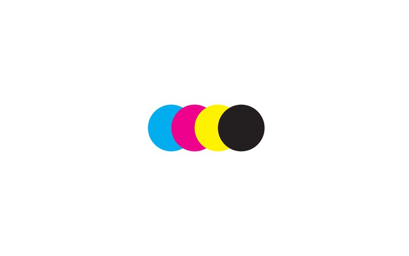 Four Colored Circles — Blue