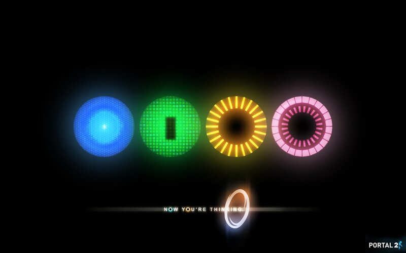 Four Colored Portals