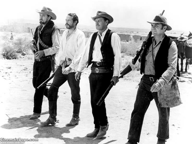 Four Cowboys Walking