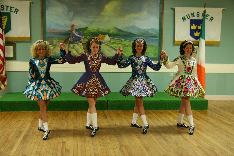 Four Dancers in Costumes