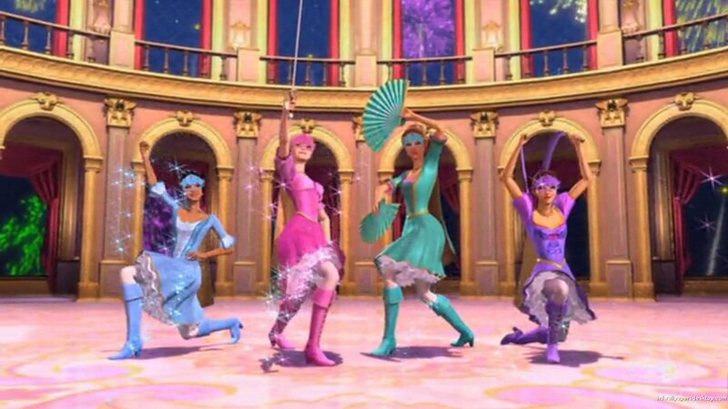 Four Dancers on Stage