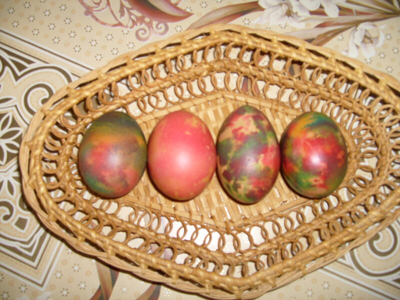 Four Decorated Eggs