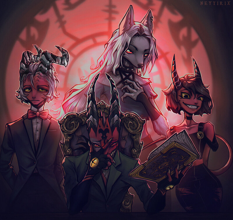 Four Demonic Figures