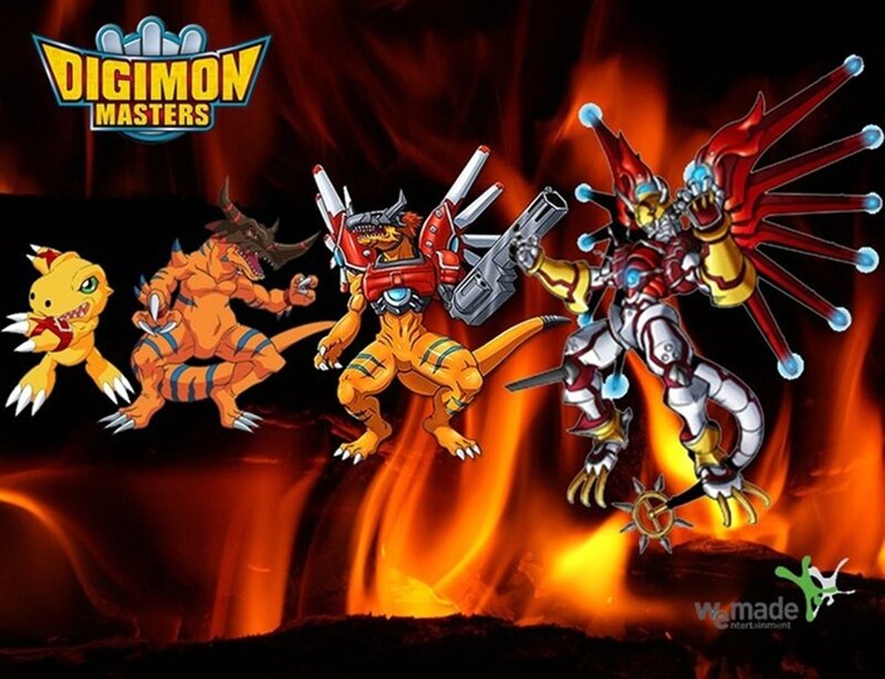 Four Digimon Characters