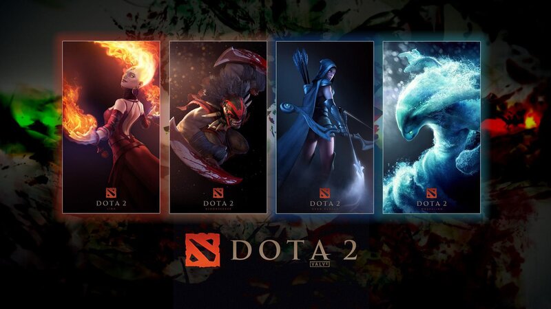 Four Dota 2 Heroes