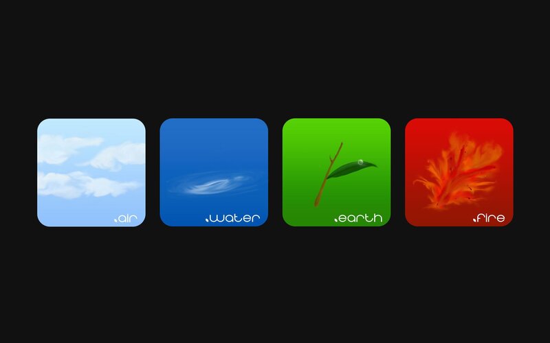 Four Element Icons