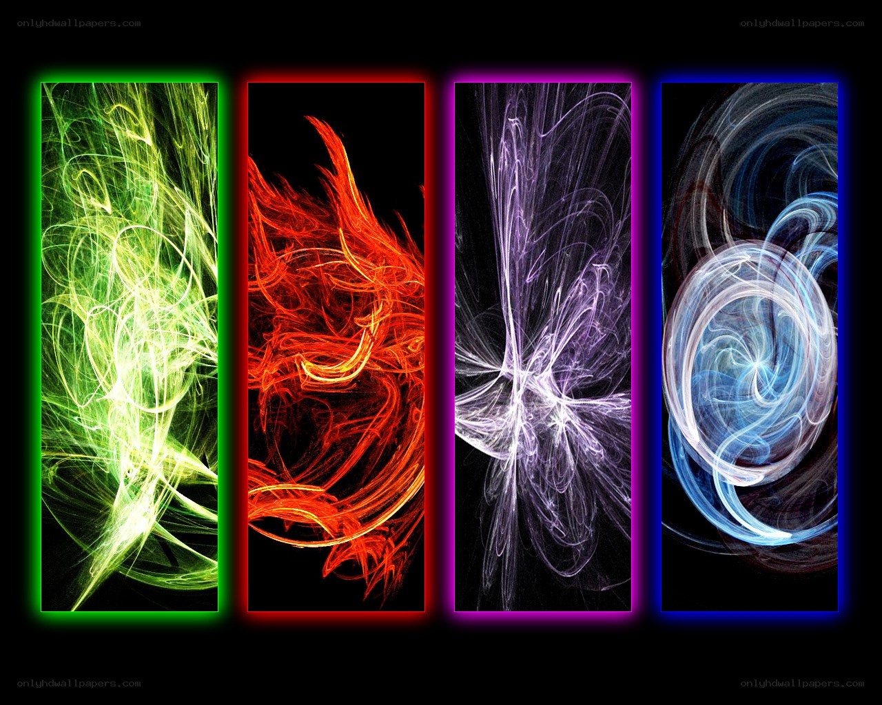 Four elemental energy streams