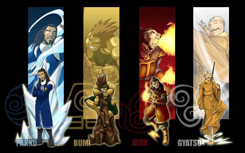 Four Elemental Masters