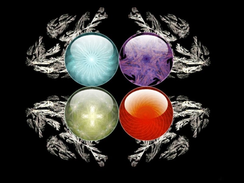 four elemental orbs