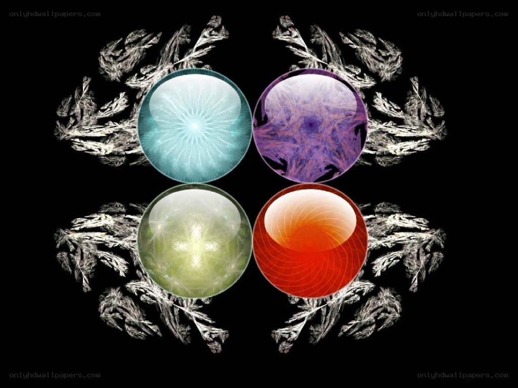 four elemental orbs