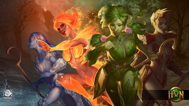 Four Elemental Women