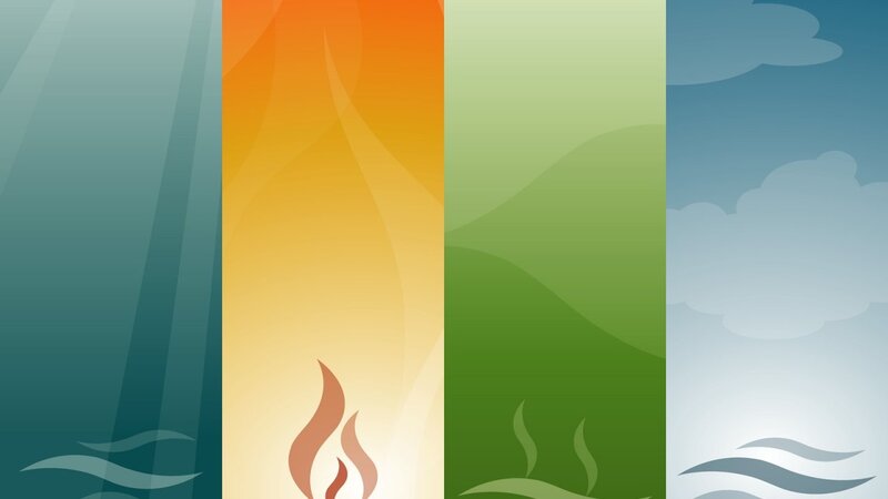 four elements illustration