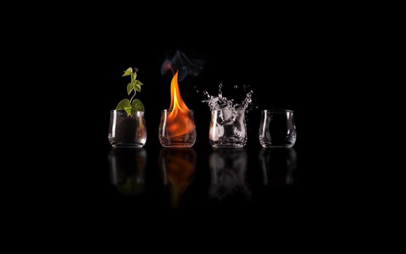 Four Elements in Glasses — Water