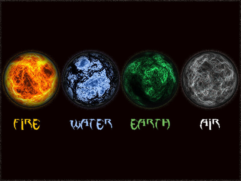 four elements spheres