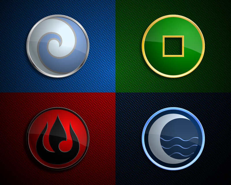 Four elements symbols