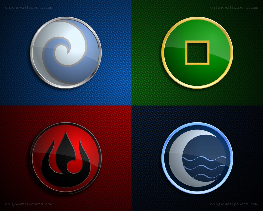 Four elements symbols