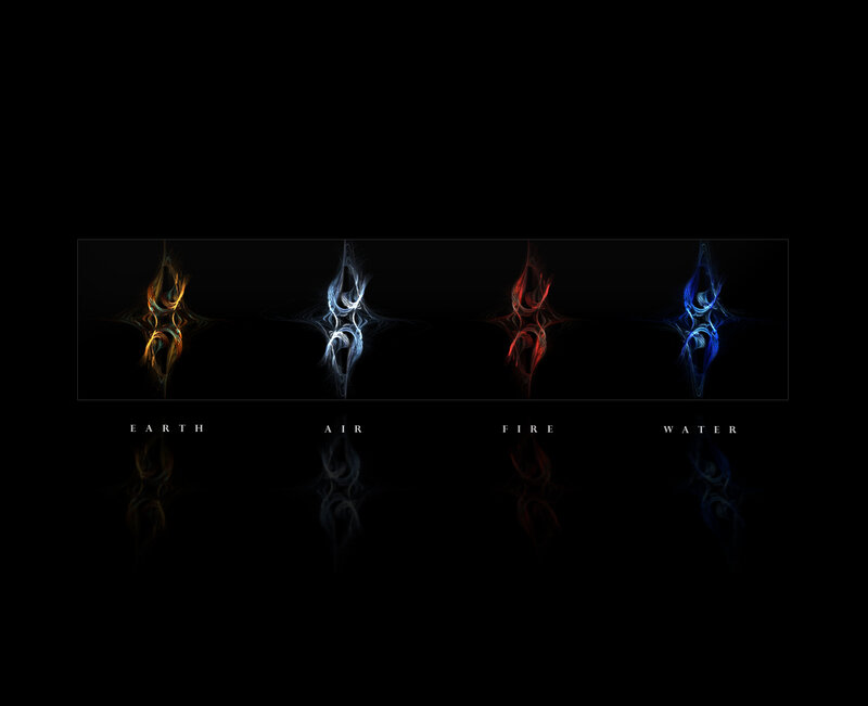 Four elements symbols