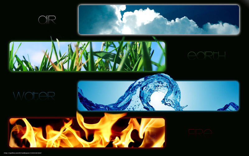 Four elements wallpaper