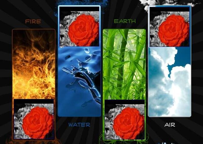 Four Elements with Roses