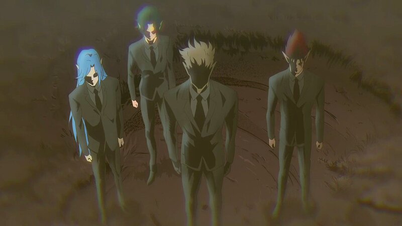 Four Elf-like Figures