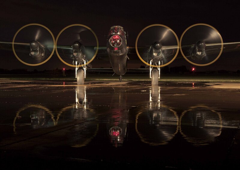 Four-engine Bomber Aircraft — Black