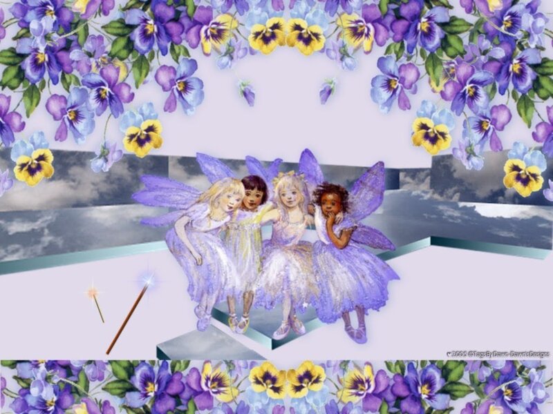 Four Fairies on Platform