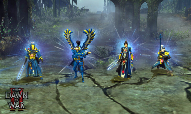 Four Fantasy Characters — Blue