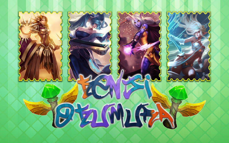 Four Fantasy Characters — Green, Dramatic