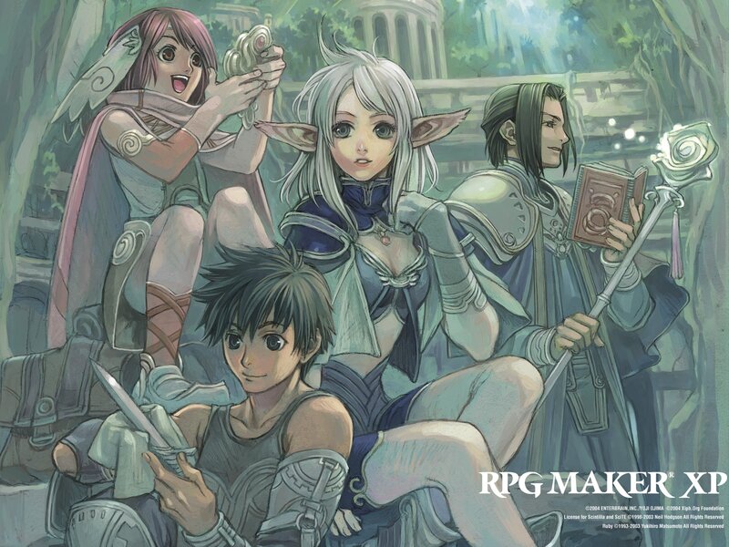 Four Fantasy Characters — Green, Serene, Afternoon
