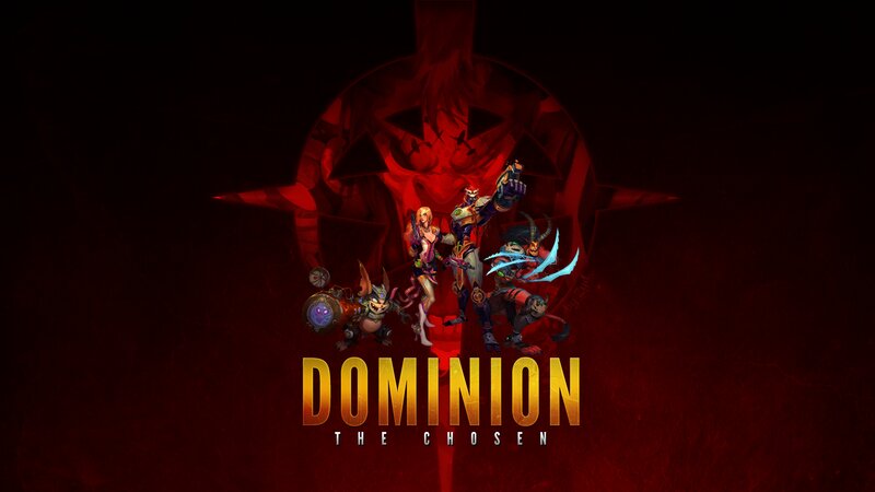 Four Fantasy Characters — Red