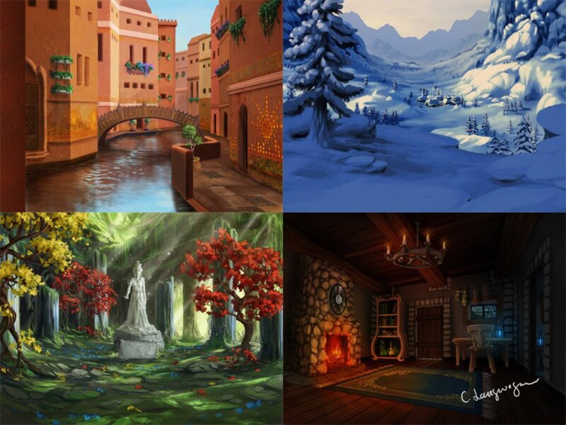 Four Fantasy Scenes